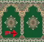 فرش سجاده ای طرح حریر